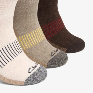 Clarks 3 Pack Ankle Sport Sock< Socks | Accessories