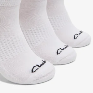 Clarks 3 Pack Athletic< Socks | Accessories