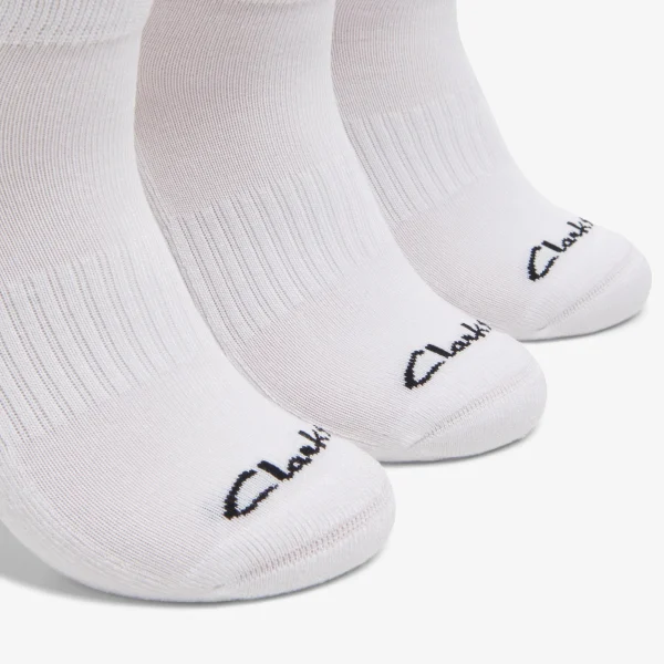 Clarks 3 Pack Athletic< Socks | Accessories