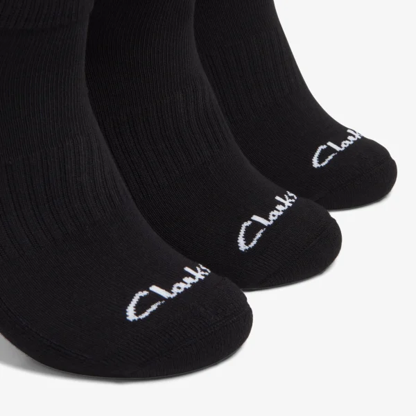Clarks 3 Pack Athletic< Socks | Accessories