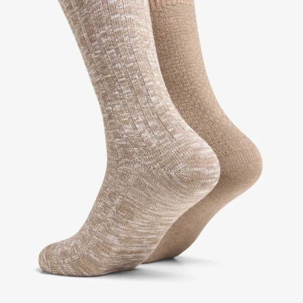 Clarks 2 Pack Marled Crew Sock< Socks | Accessories