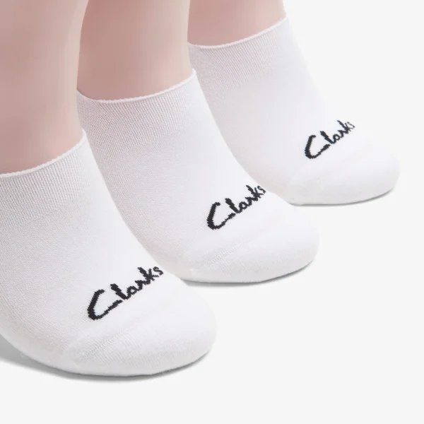 Clarks 3 pack Solid Liner Sock< Socks | Accessories