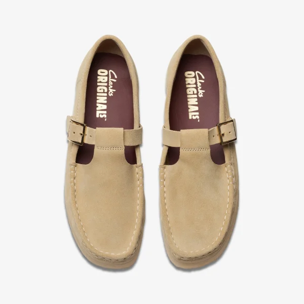 Clarks Wallabee T-Bar<Women Slip-Ons | Loafers & Oxfords